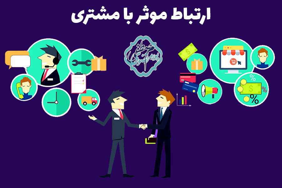 برقراری ارتباط با مشتری